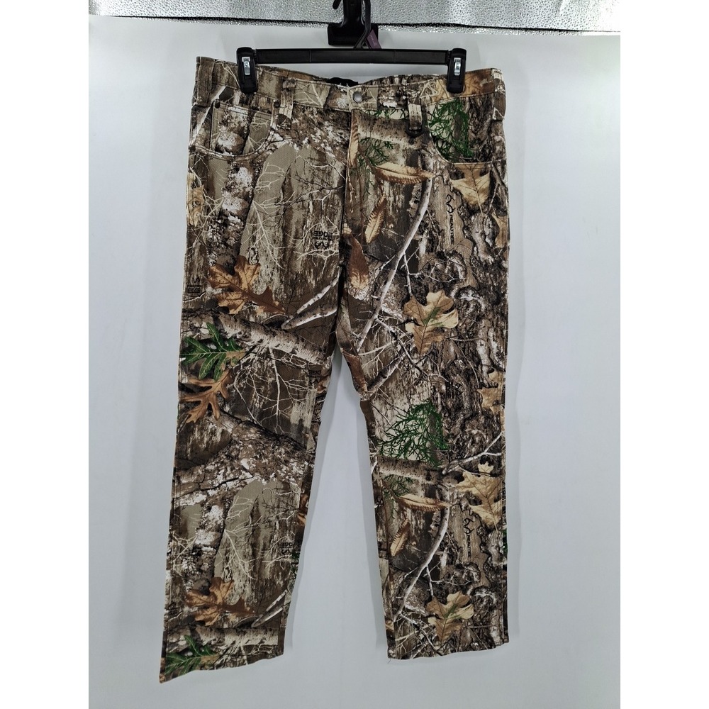 Realtree Edge Camo Mens Hunting Pants 34x32‎ Actual 36x31